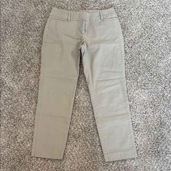 Ann Taylor Tan Ankle Cropped Pants - Picture 1 of 5
